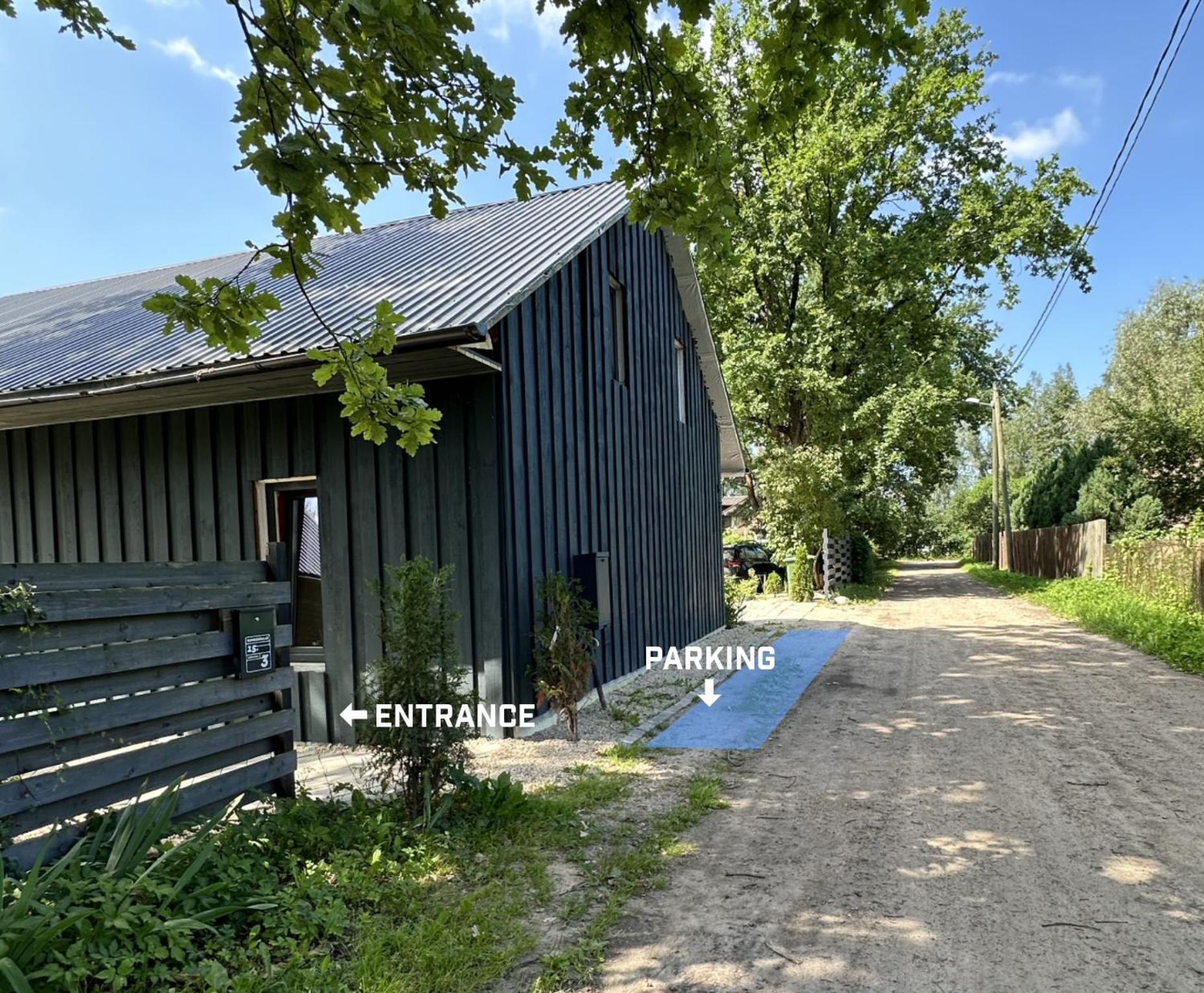 Vila Amazing Little House On An Island With Garden Riga Exteriér fotografie