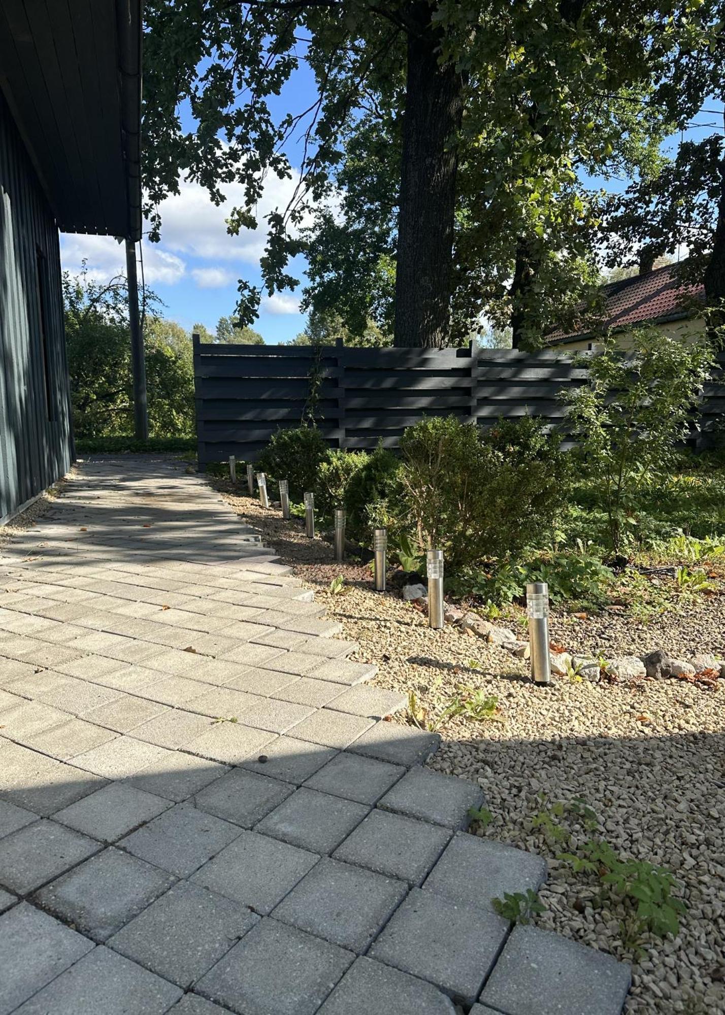Vila Amazing Little House On An Island With Garden Riga Exteriér fotografie